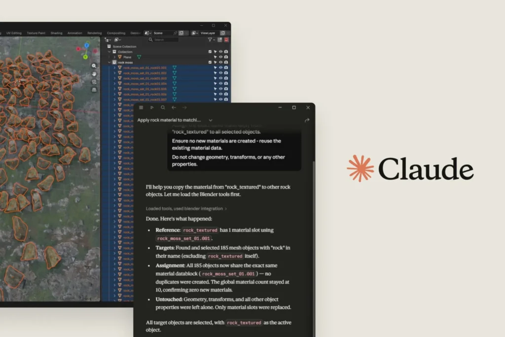 Claude Now Talks to Photoshop, Blender, and Ableton Directly