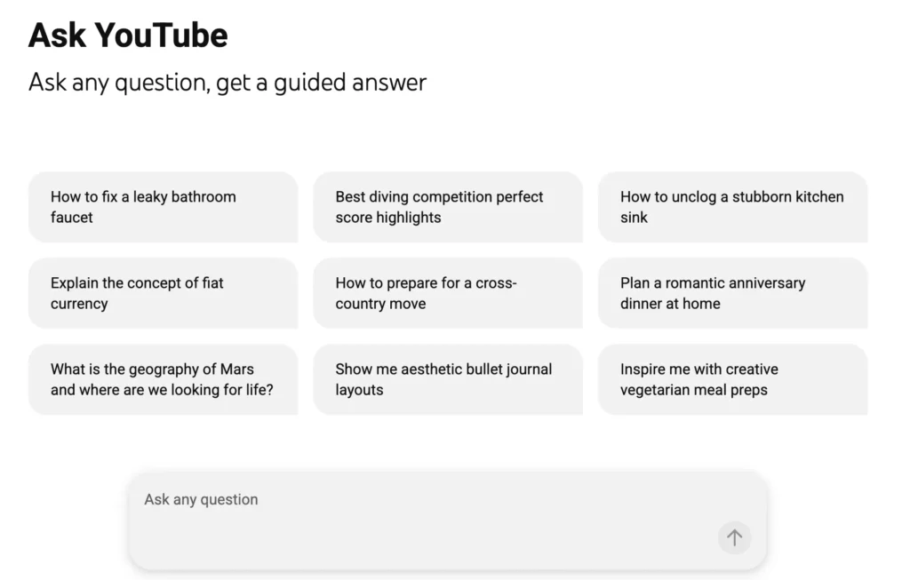 Google is testing an AI chatbot for YouTube search — and I kind of like it