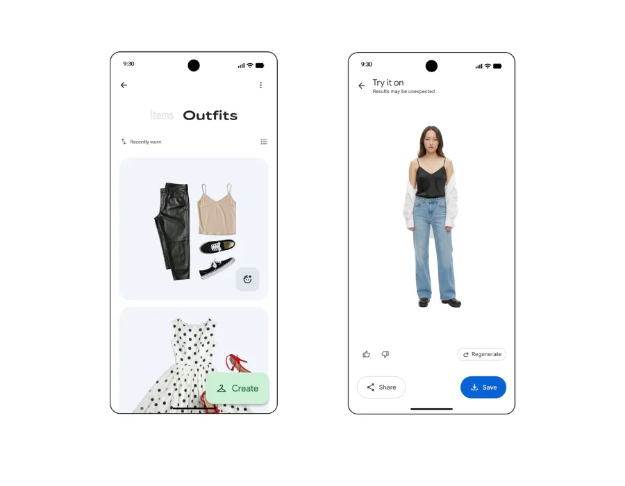 Google Photos can now let you try on clothes you already own